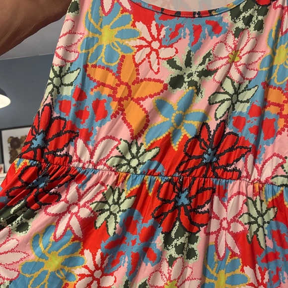 NWOT-Vibrant Floral Maxi Dress - Multicolor - Picture 5 of 12